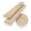 Planke Klick-Vinyl Eiche Bodensee dezentes Dekor in hellbraun aus der Deluxe Kollektion mit integrierter Kork-Trittschalldämmung und lackierte 4V-Fase