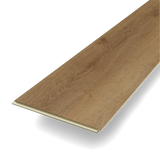 Planke Klick-Vinyl Eiche Donau markantes Dekor in braun aus der Deluxe Kollektion mit integrierter Kork-Trittschalldämmung und gepresste Fase