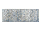 Silda 822 Blau - Realistische Form als Läufer (Galerie)
