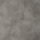 Verlegeoptik halber Verband Klick-Vinyl Beton Saalbach von oben betrachtet markante Maserung