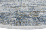 Silda 822 Blau - Detailaufnahme Kantenabschluss