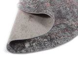Dalia 674 Grau - Detailaufnahme Teppich-Unterseite