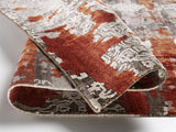 Legaris 656 Rot - Detailaufnahme Teppich-Unterseite
