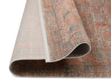 Veno 466 Rosa - Detailaufnahme Teppich-Unterseite