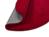 Luna 630 Rot - Detailaufnahme Teppich-Unterseite