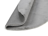 Luna 640 Hellgrau - Detailaufnahme Teppich-Unterseite