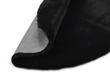 Luna 642 Schwarz - Detailaufnahme Teppich-Unterseite