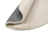 Luna 660 Hellbeige - Detailaufnahme Teppich-Unterseite