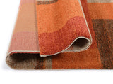 Pello 567 Orange - Detailaufnahme Teppich-Unterseite