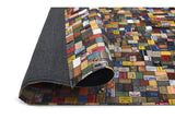 Farnia K03 Multicolor - Detailaufnahme Teppich-Unterseite