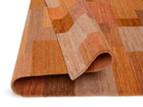 Avenza C45 Orange - Detailaufnahme Teppich-Unterseite