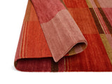 Kronia 474 Rot - Detailaufnahme Teppich-Unterseite