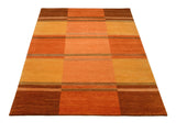 Kronia 429 Orange - Perspektivische Ansicht auf den ganzen Teppich