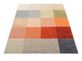 Revia K01 Multicolor - Perspektivische Ansicht auf den ganzen Teppich