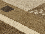 Jorvik 469 Beige - Nahaufnahme des Musters und der Textur