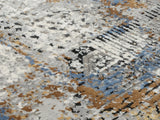 Xaris 337 Grau - Nahaufnahme des Musters und der Textur