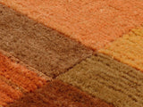 Kronia 429 Orange - Nahaufnahme des Musters und der Textur