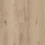 Frontales Detailbild von COREtec Klick-Vinyl Eiche Nimbus markantes Dekor in Holzoptik mit lackierter 2V-Fase