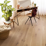 Natur Parkett Anton Eiche Rustikal Raumbild vom Arbeitszimmer