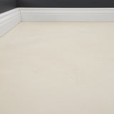 Detailbild von Klebe-Vinyl Stein Vechta dezentes Dekor in Fliesenoptik mit Hamburger Sockelleiste