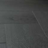 Closeup von Klick-Vinyl Eiche Mellum dezentes Dekor in Holzoptik Astloch Detail