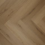 Topdown Verlegebild von Klick-Vinyl Eiche Sylt dezentes Dekor in Holzoptik mit integrierter Trittschalldämmung