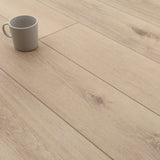 Bodenglück Klick Vinyl Elbe Eiche Deluxe Holz Braun Rigid Trittschall Integriert