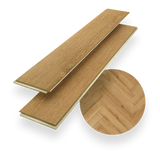 Bodenglueck Klick Vinyl Deluxe Eiche Wannsee Braun Fischgrät Trittschall Integriert