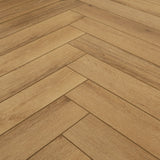 Bodenglueck Klick Vinyl Deluxe Eiche Wannsee Braun Fischgrät Trittschall Integriert