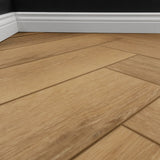 Bodenglueck Klick Vinyl Deluxe Eiche Wannsee Braun Fischgrät Trittschall Integriert