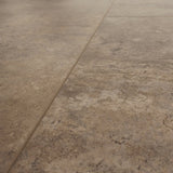 Bodenglueck Klick Vinyl Deluxe Stein Blaubach Braungrau Rigid Trittschall Integriert