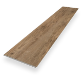 Planke Klick-Vinyl Eiche Jever in dunkelbraun aus der Premium Kollektion mit integrierter Trittschalldämmung