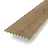 Planke Klick-Vinyl Eiche Florstadt dezentes Dekor in hellbraun aus der Premium Plus Kollektion mit integrierter Trittschalldämmung und gepresste Fase