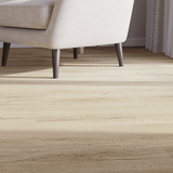 Sitzecke Closeup Klick-Vinyl Eiche Amrum rustikales Dekor in Holzoptik