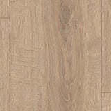 Closeup von Laminat Eiche Ruwertal markantes Dekor in Holzoptik mit lackierter 4V-Fase mit Aquastop-Funktion