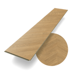 Laminat Eiche Soonwald dezente Holzoptik in braun aus der Premium Kollektion im Fischgrät-Design