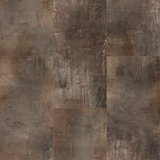 Frontales Detailbild von COREtec Klick-Vinyl Stein Jura rustikales Dekor in Fliesenoptik mit lackierter 4V-Fase