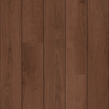 Frontales Detailbild von COREtec Klick-Vinyl Eiche Navytec 47 dezentes Dekor in Holzoptik mit schwarz-lackierter 2V-Fase