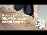 Bodenglück Klick Vinyl Cuxhaven Eiche Premium Holz Braun Rigid Trittschall Integriert