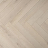 Bodenglück Klick Vinyl Edersee Eiche Deluxe Fischgrät Hellbraun Rigid Trittschall Integriert