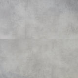Topdown Verlegebild von Klick-Vinyl Beton Nordhorn dezentes Dekor in Fliesenoptik mit integrierter Trittschalldämmung