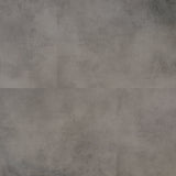 Topdown Verlegebild von Klick-Vinyl Beton Rheine dezentes Dekor in Fliesenoptik mit integrierter Trittschalldämmung