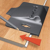 Verwendung Verlege-Set Mutifunktionswerkzeug als Zentimetermaß und Lineal