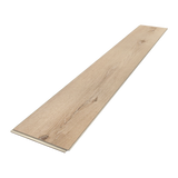Planke Klick-Vinyl Eiche Elbe markantes Dekor in hellbraun aus der Deluxe Kollektion mit integrierter Kork-Trittschalldämmung und lackierte 4V-Fase
