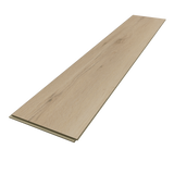 Planke Klick-Vinyl Eiche Hollstadt dezentes Dekor in hellbraun aus der Premium Plus Kollektion mit integrierter Trittschalldämmung und 4V-Fase