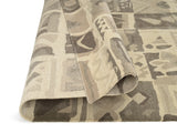 Glaris 470 Beige - Detailaufnahme Teppich-Unterseite