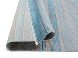 Juvela 657 Hellblau - Detailaufnahme Teppich-Unterseite