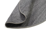 Jovia 631 Dunkelgrau - Detailaufnahme Teppich-Unterseite