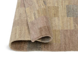 Avenza C12 Beige - Detailaufnahme Teppich-Unterseite