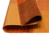 Kronia 429 Orange - Detailaufnahme Teppich-Unterseite